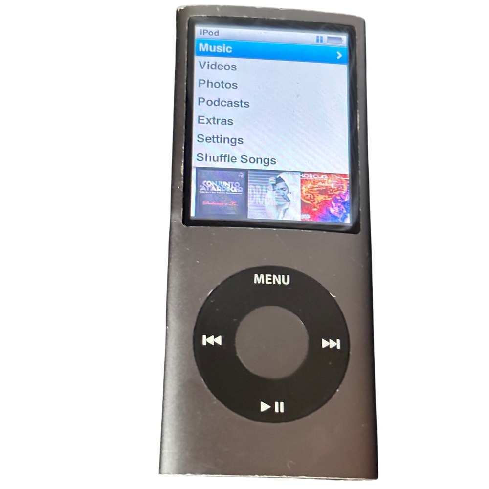 VTG Apple iPod Nano 4th Gen 8GB Black Y2K Digital Media MP3 Music Player A1285